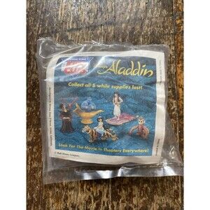 1992 Walt Disney's Aladdin Burger King Kid's Meal Toy Jasmine Sealed NIP Vintage